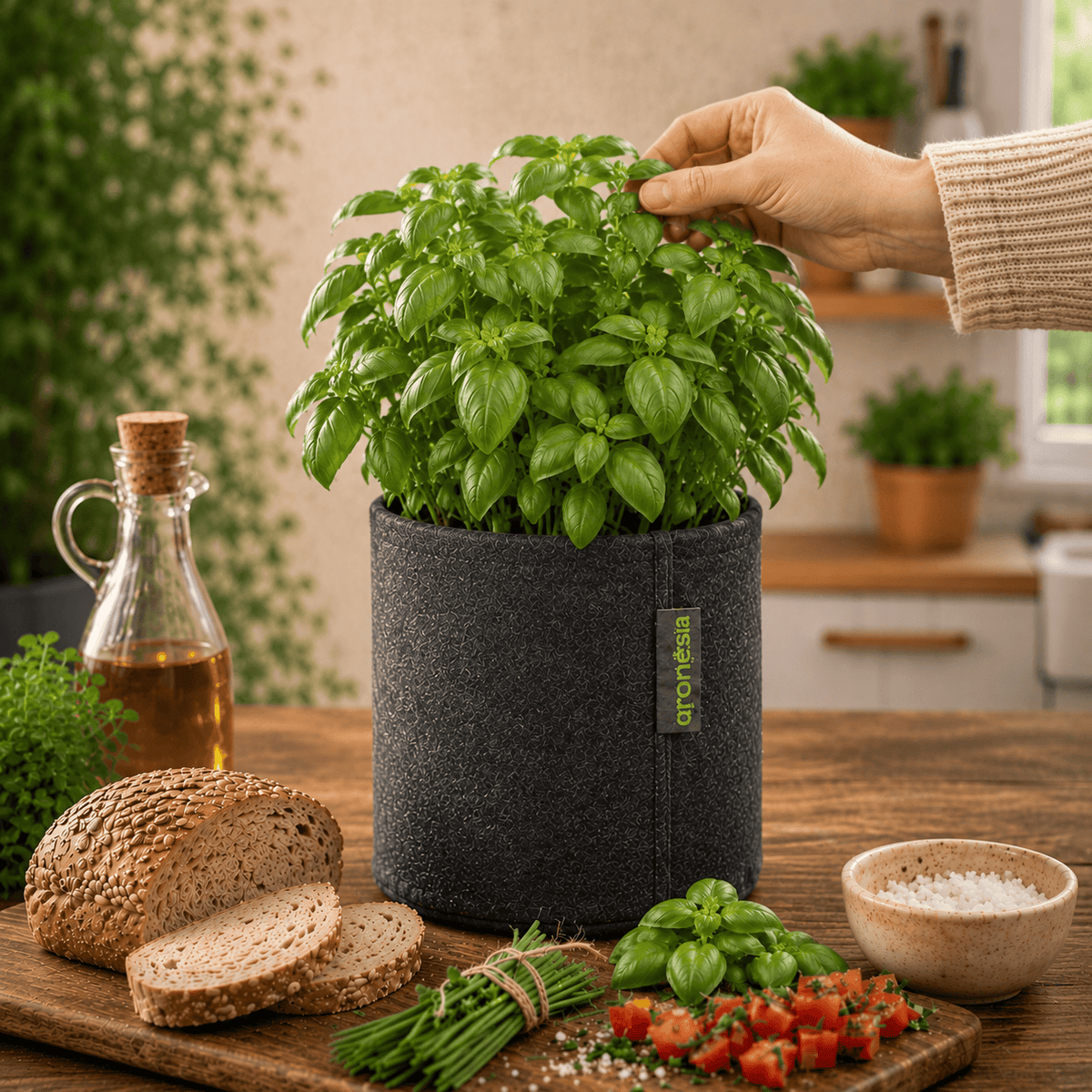  Kit Basilic Bio - Herbes Aromatiques