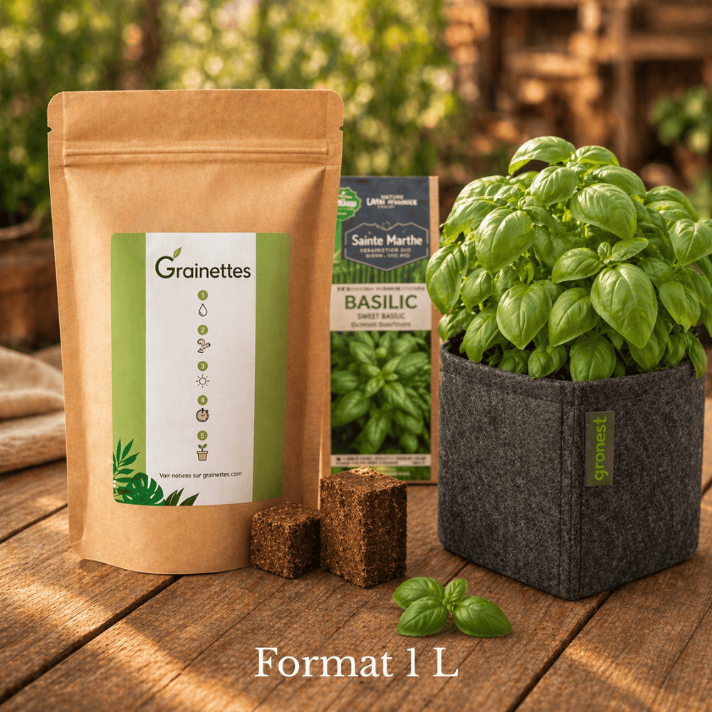 Kit découverte basilic Genovese bio