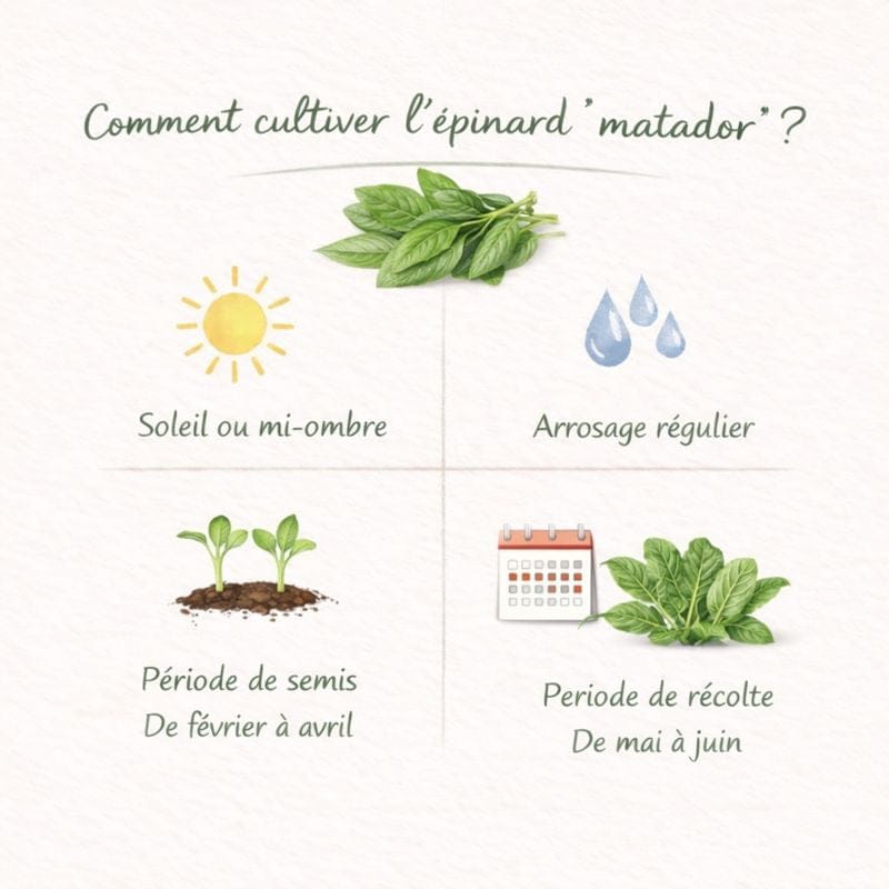 Kit épinard matador bio 4 L