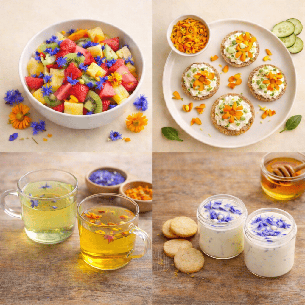 Kit Fleurs Gourmandes : Bleuet + Souci 4 L