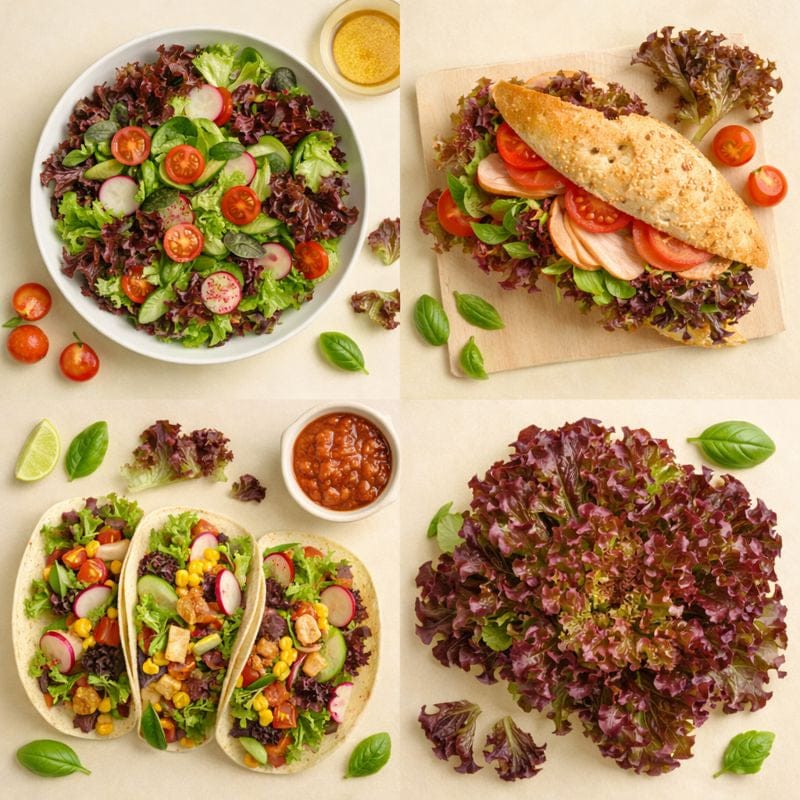 Kit laitue "red salad bowl" bio 4 L