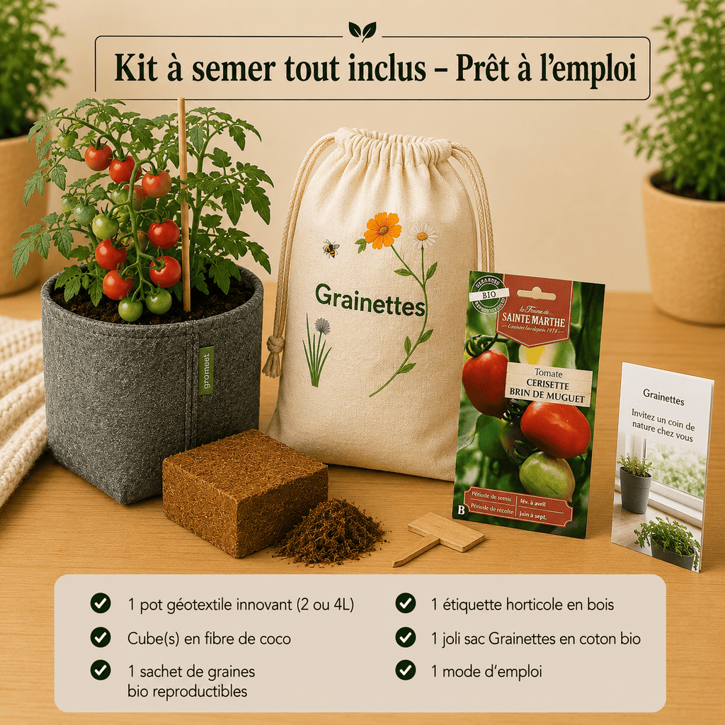Kit mizuna bio (moutarde asiatique) 4 L